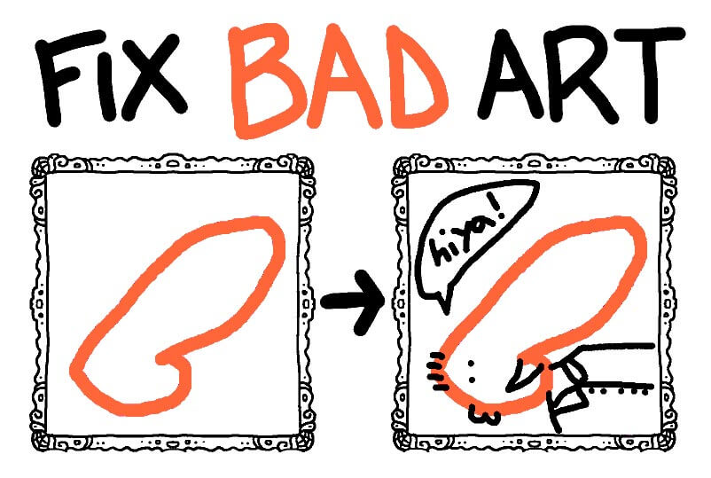 Fix bad art!